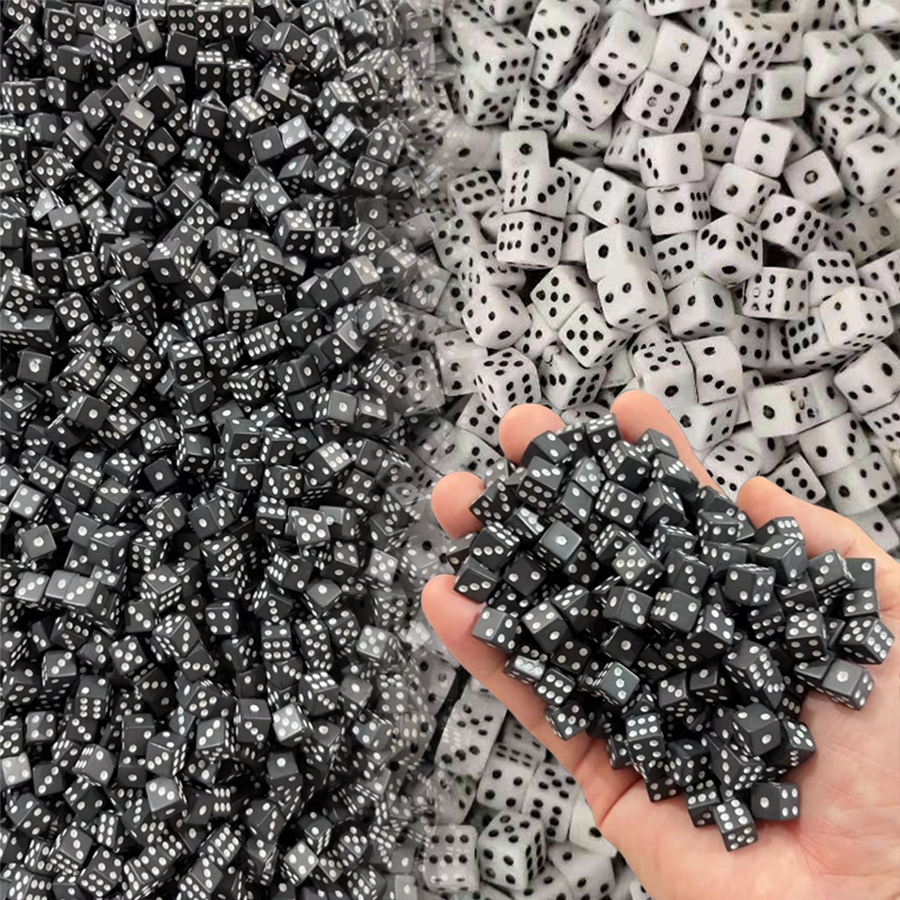 Board Game Festival - 200/300/500pcs Mini Six Sides Acrylic Dice