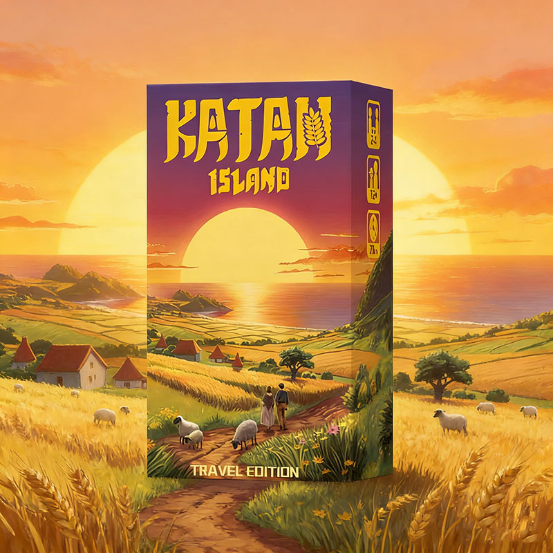 Board Game Catan - Portable Box Edition Tabletop Card Game