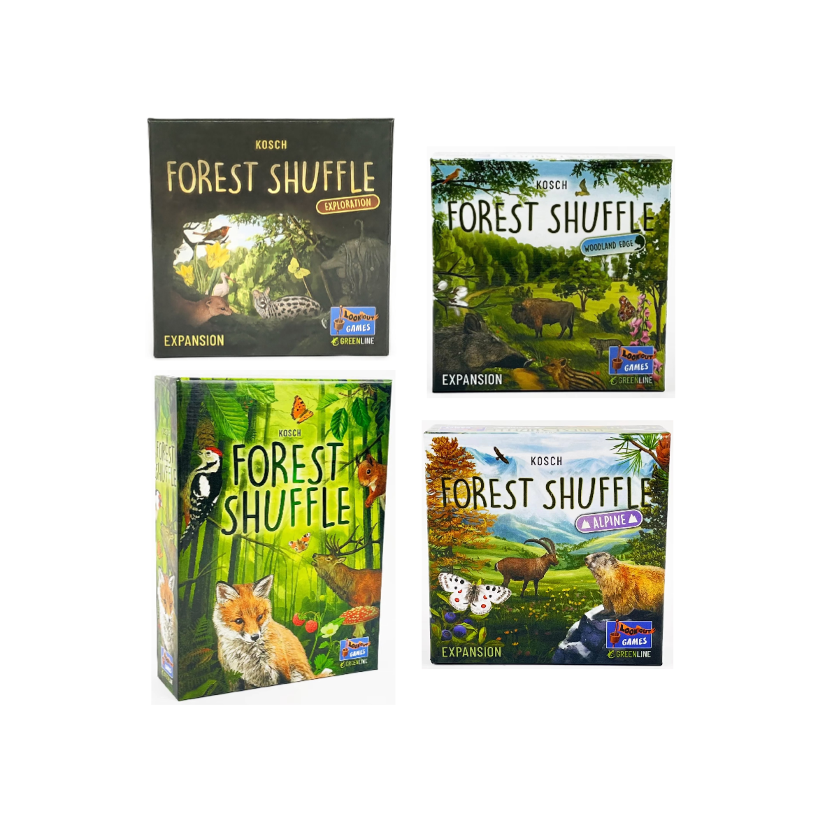 Board Game Risk - Forest Shuffle Card Game - Clever
