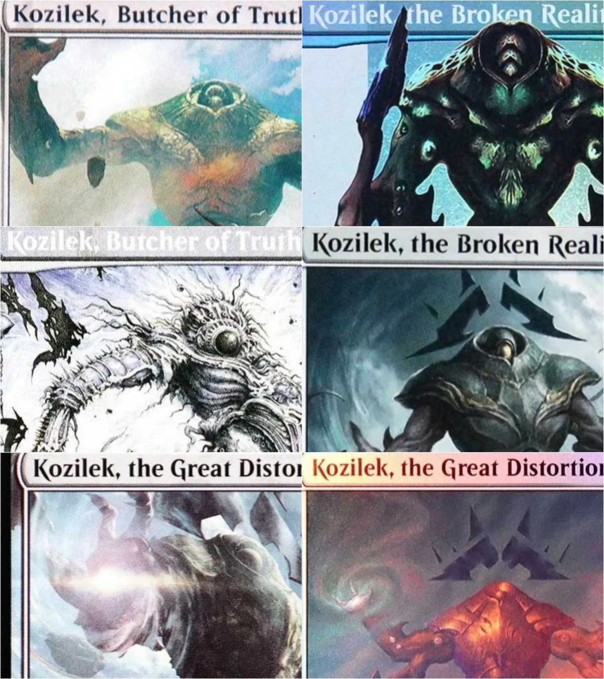 Board Game Dots - Kozilek, Butcher of Truth Custom TCG