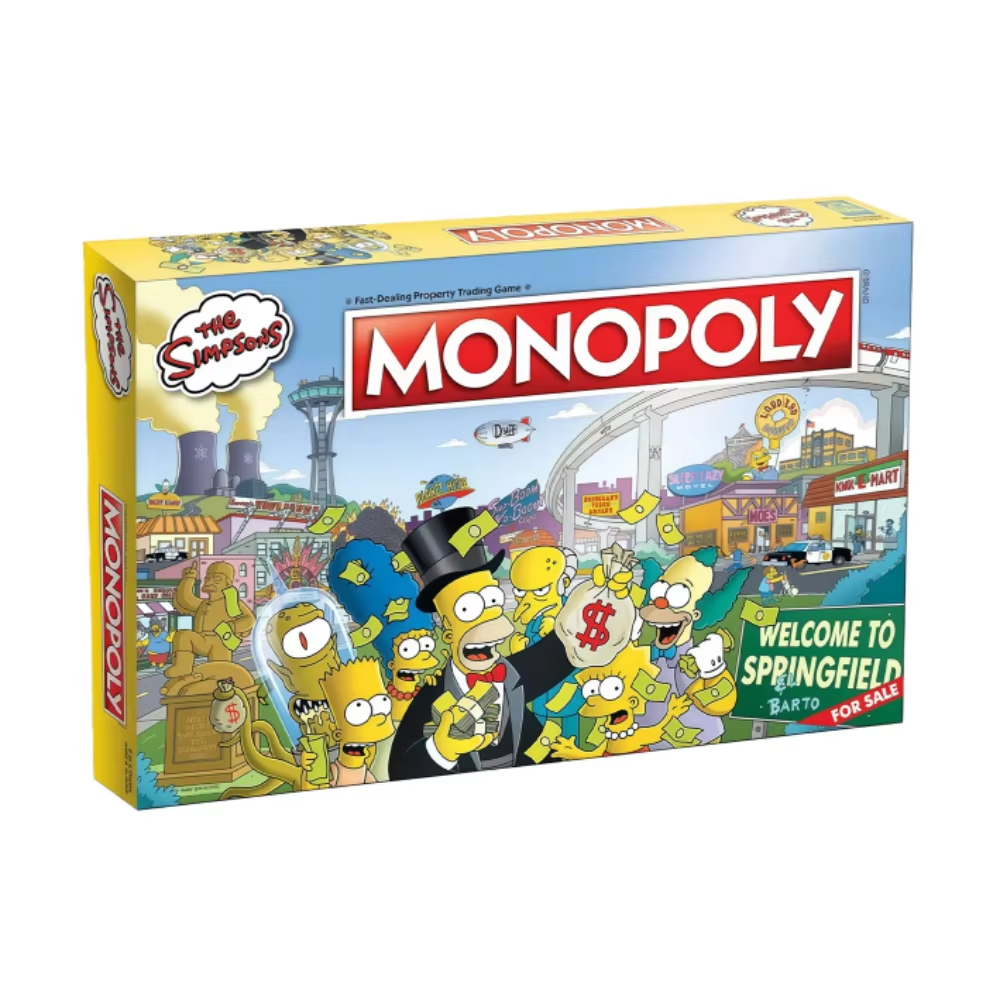 Board Game Monopoly - Monopoly The Simpsons co-branded Monopoly board