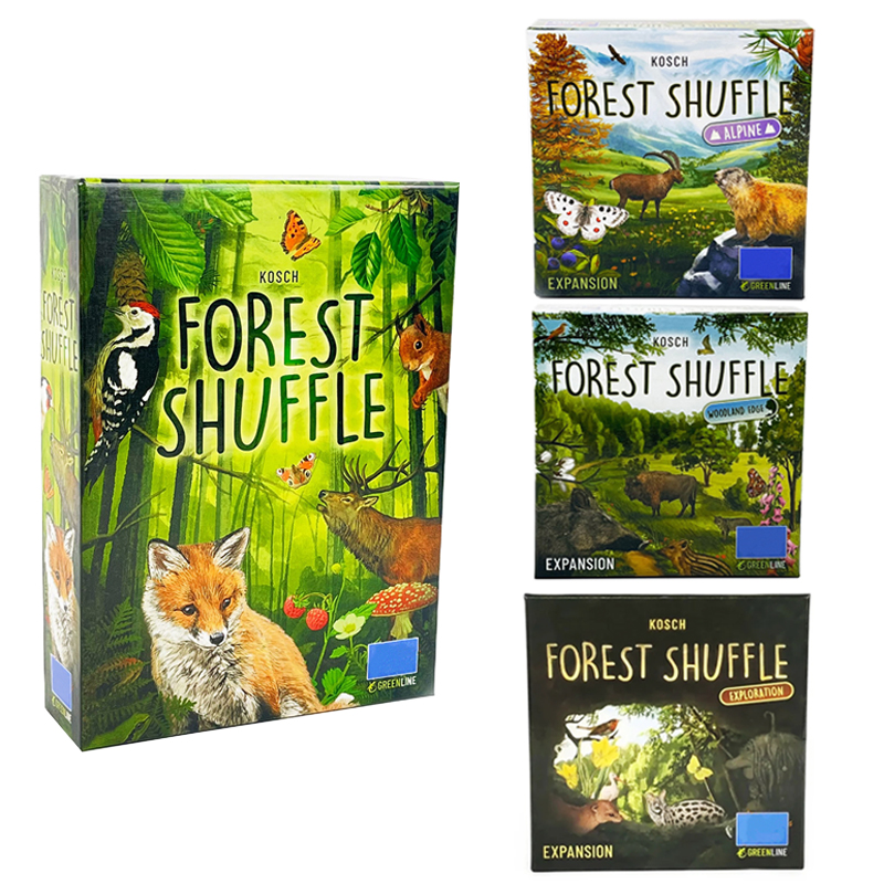Board Game Catan - Forest Shuffle Board Game - Clever