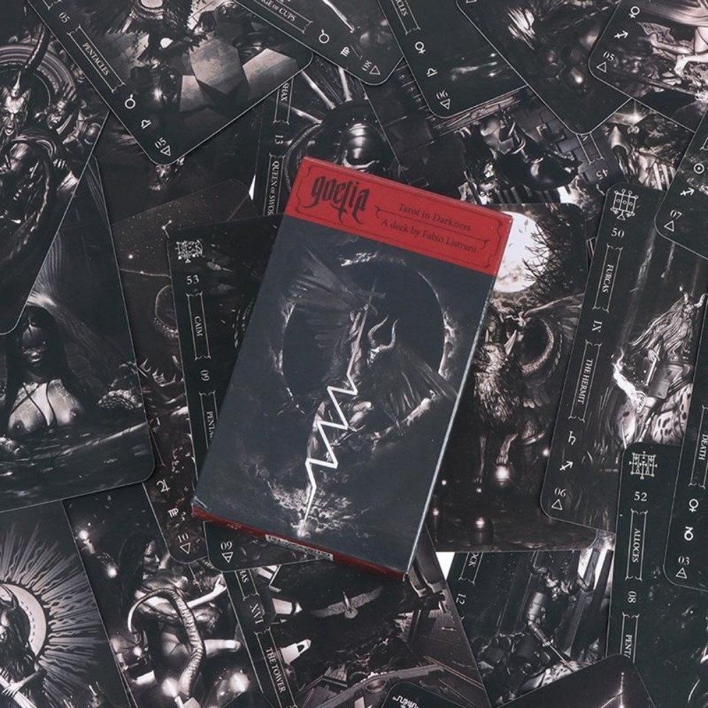 Board Game List - 10.3*6cm Tarot Goetia Tarot In Darkness