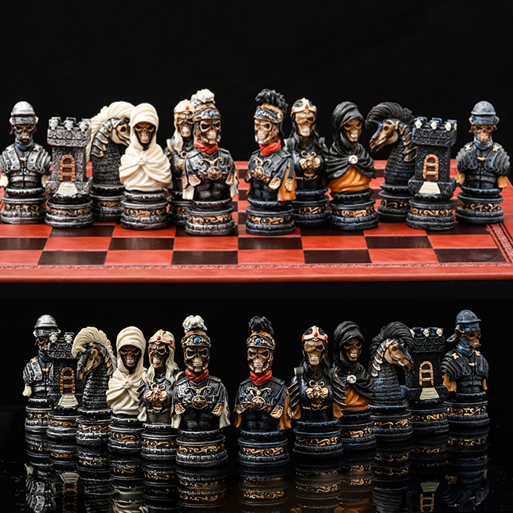 Horror Theme Chess Resin Mater - огляд і ціна Board Game Horror