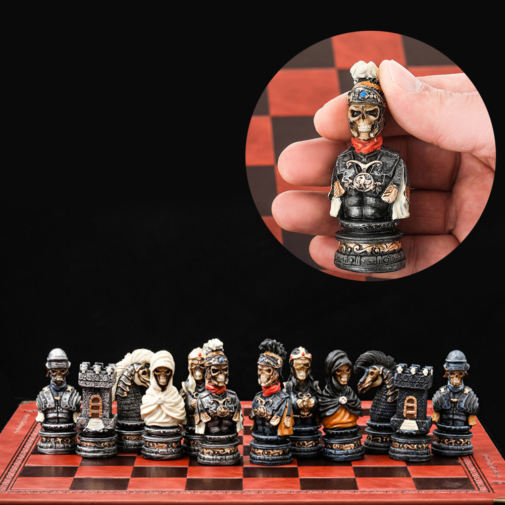 Horror Theme Chess Resin Mater - огляд і ціна Board Game Horror