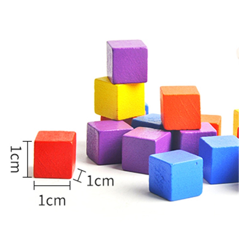100Pcs/lots 10mm Wood Cubes Co - огляд і ціна Dice Tower Wooden