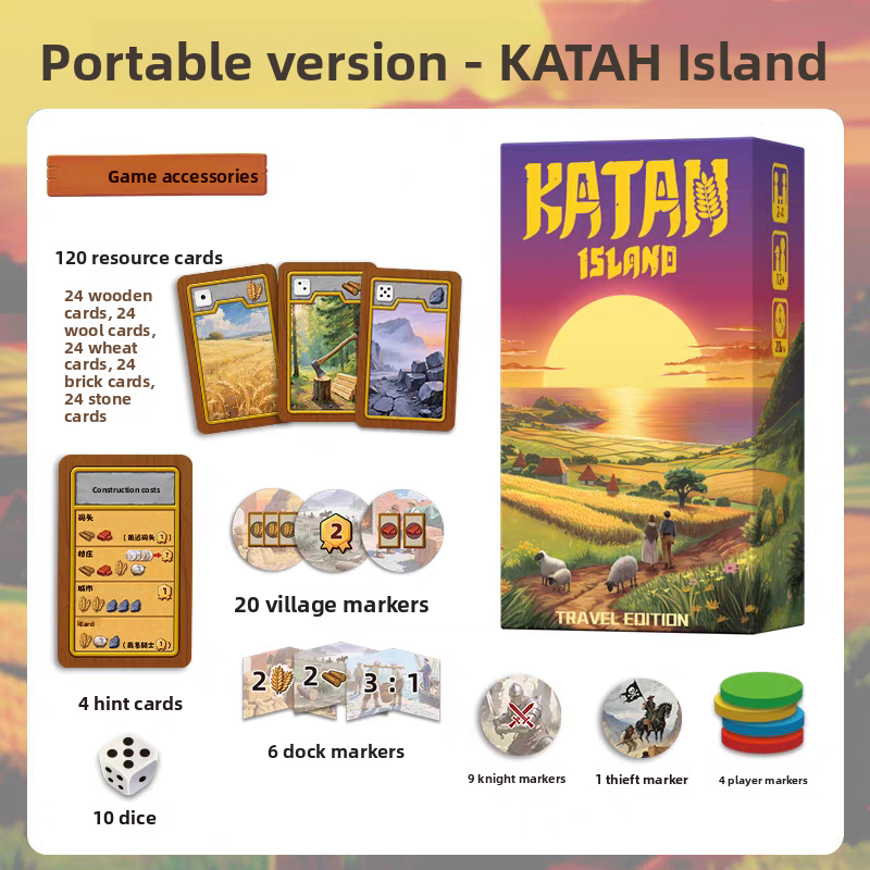 Portable  Box Edition Tabletop - огляд і ціна Board Game Catan