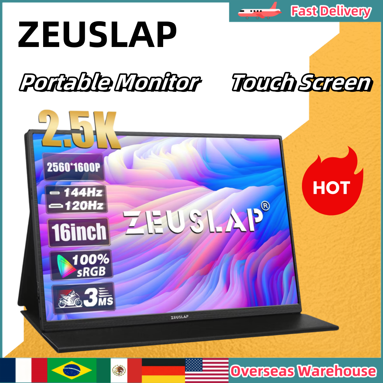 ZEUSLAP Portable Monitor Touch - огляд і ціна Board Game Journal