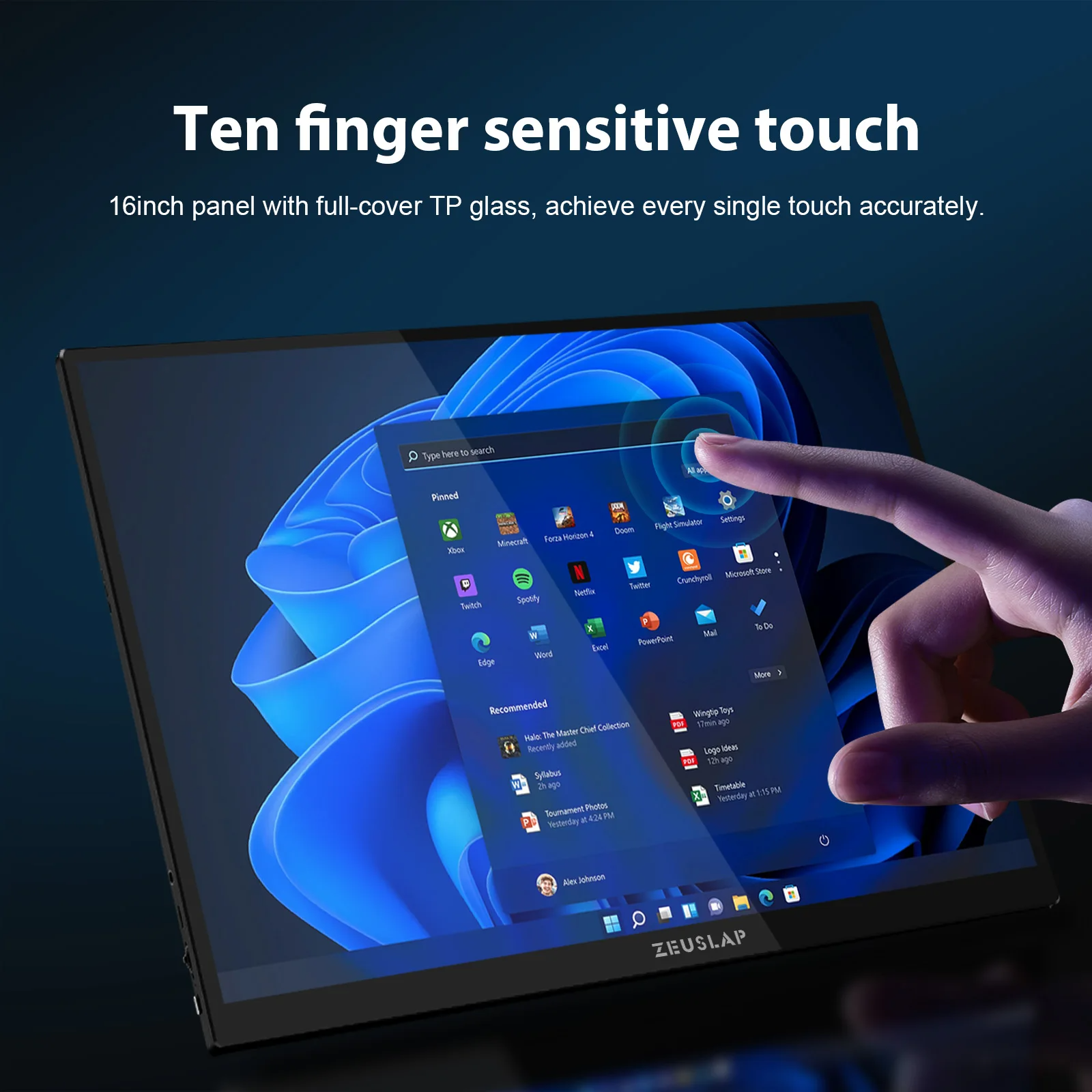 ZEUSLAP Portable Monitor Touch - огляд і ціна Board Game Journal