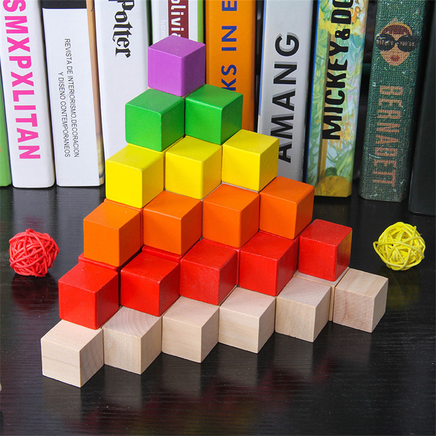 30Pcs/lot 2X2CM Wooden Colorfu - огляд і ціна Dice Tower Wooden