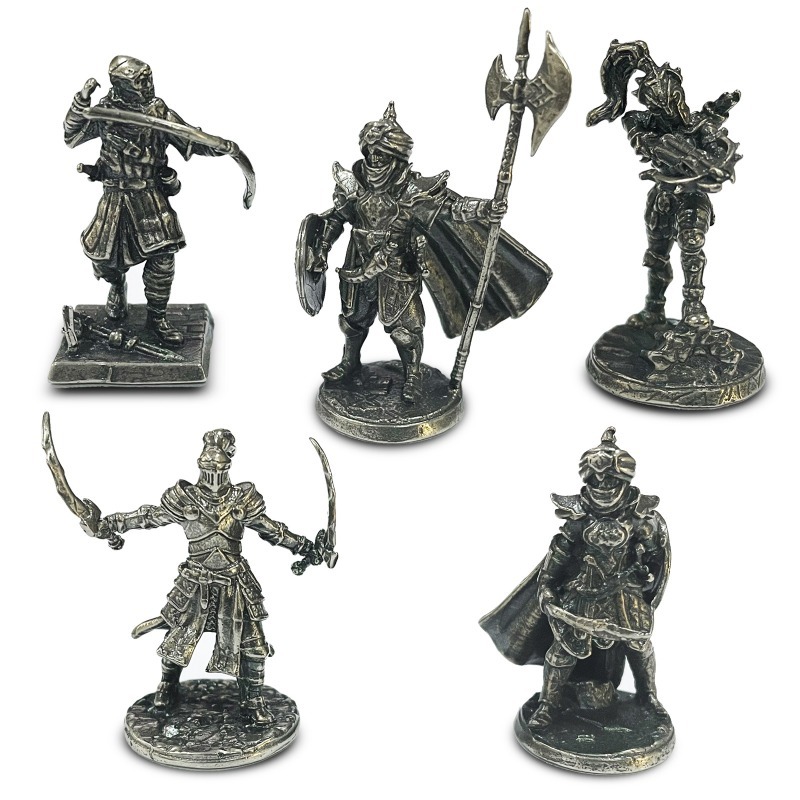White Copper Metal Warrior Ara - огляд і ціна Board Game Design
