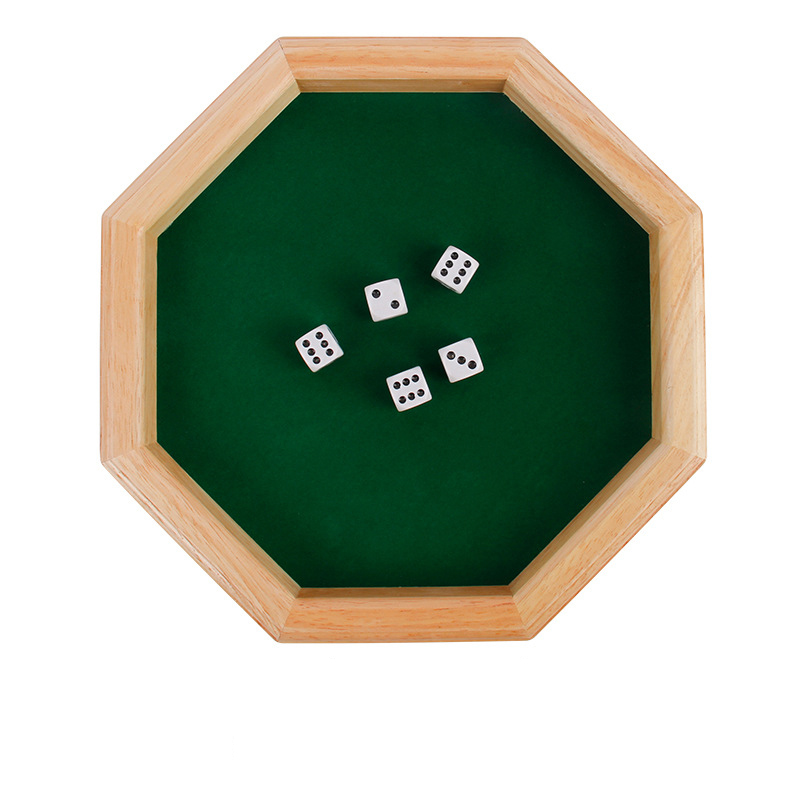 Wooden Octagonal Board Game wi - огляд і ціна Board Game Night