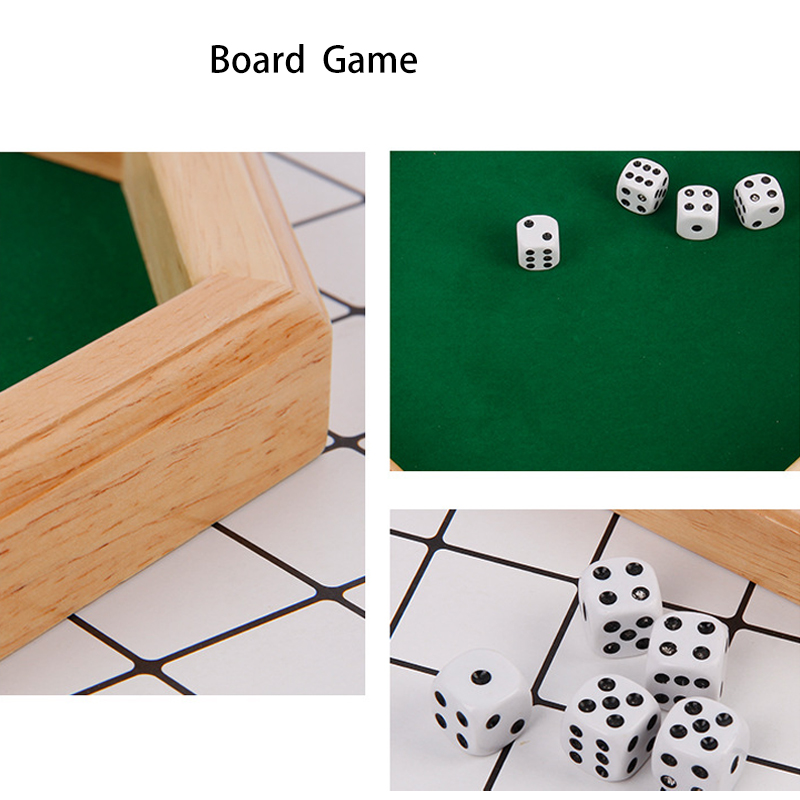Wooden Octagonal Board Game wi - огляд і ціна Board Game Night