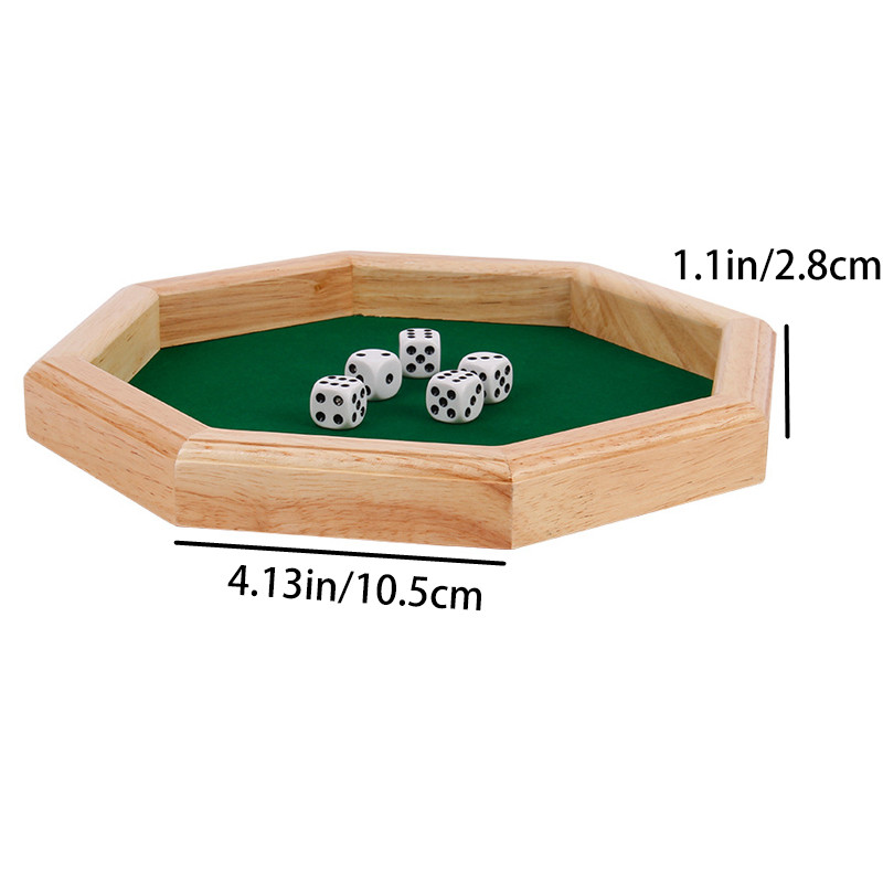 Wooden Octagonal Board Game wi - огляд і ціна Board Game Night