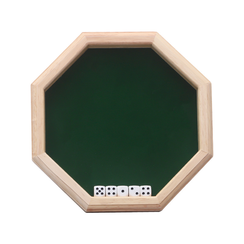 Wooden Octagonal Board Game wi - огляд і ціна Board Game Night