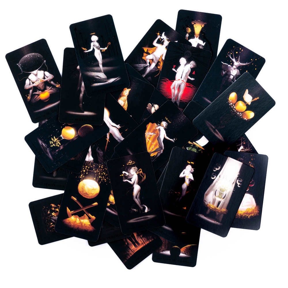True Black Tarot Cards 78 Card - огляд і ціна Board Game List