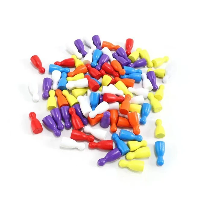 100 Pcs Colorful Wooden Chess  - огляд і ціна Board Game Quiz