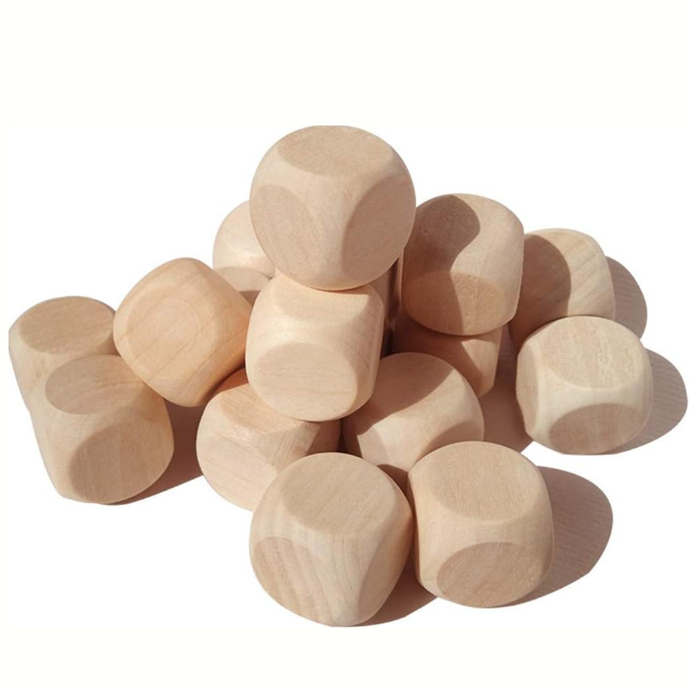 10 Pcs Blank Wooden Dice Unfin - огляд і ціна Dice Tower Wooden
