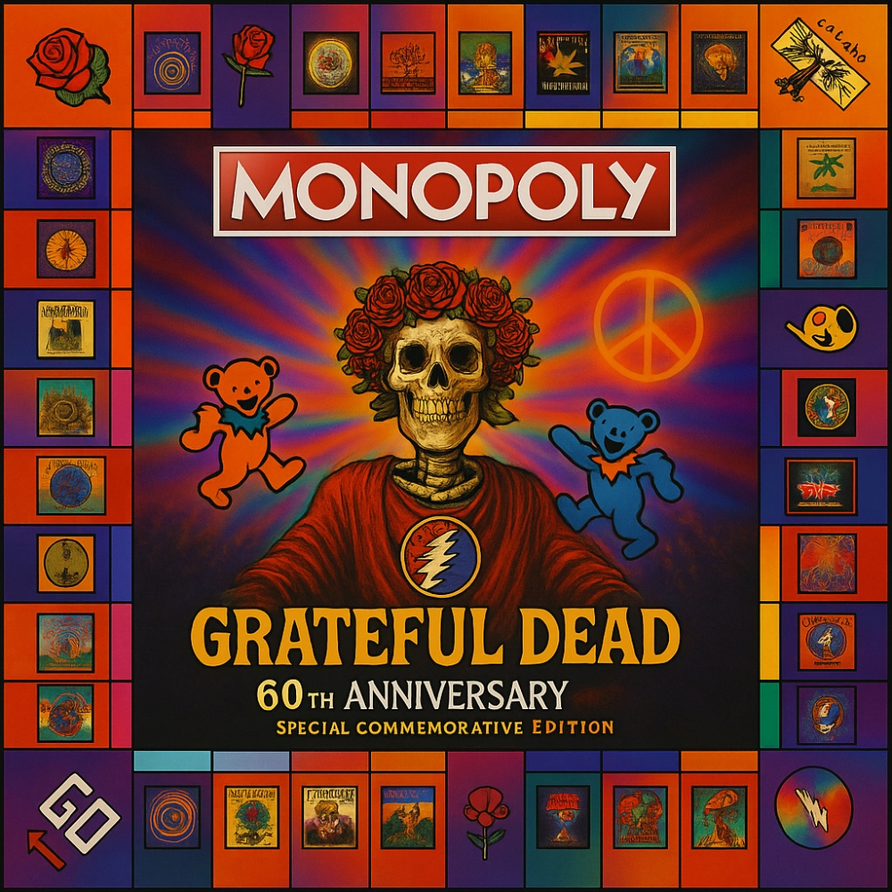 Grateful Dead Monopoly 60th An - огляд і ціна Board Game Monopoly