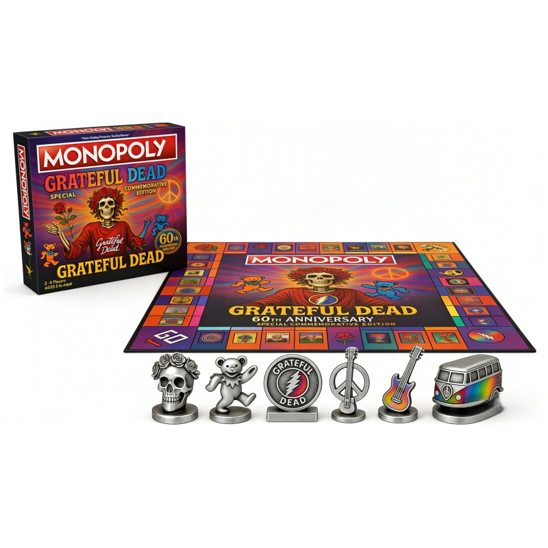 Grateful Dead Monopoly 60th An - огляд і ціна Board Game Monopoly