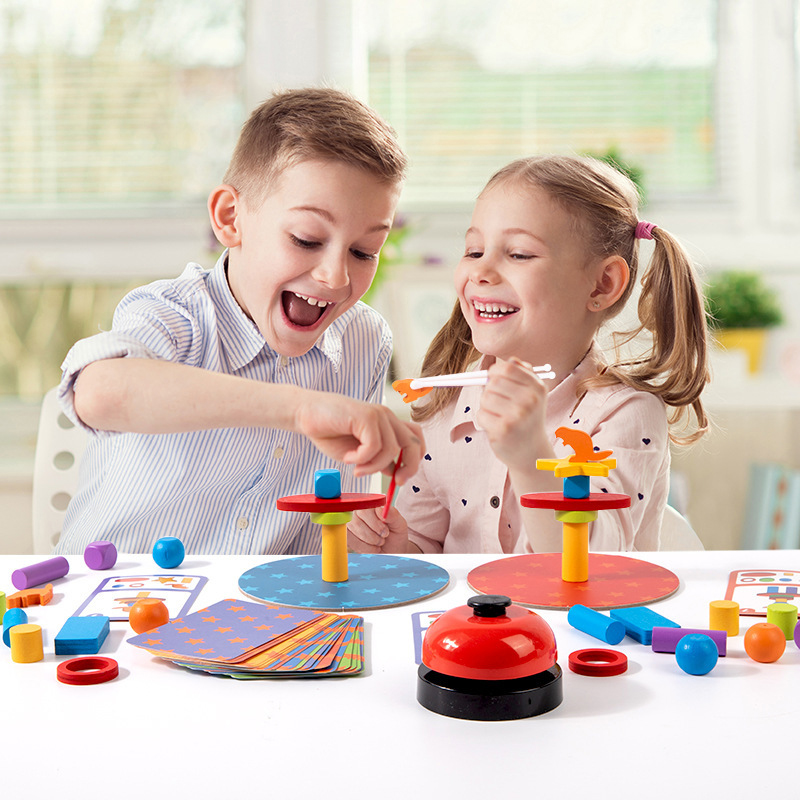 Wooden Stacking Blocks Shape S - огляд і ціна Board Game Design