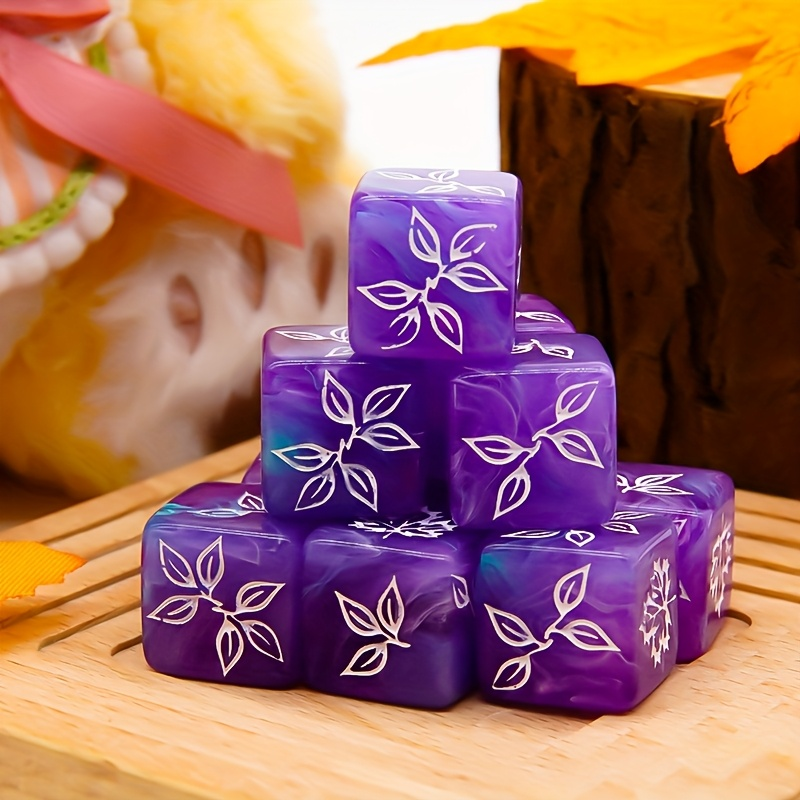 10PCS Unique Maple Leaf Dice S - огляд і ціна Board Game Festival