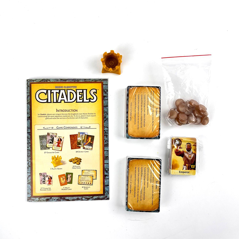 Citadels  Revised Edition Clas - огляд і ціна Board Game Catan