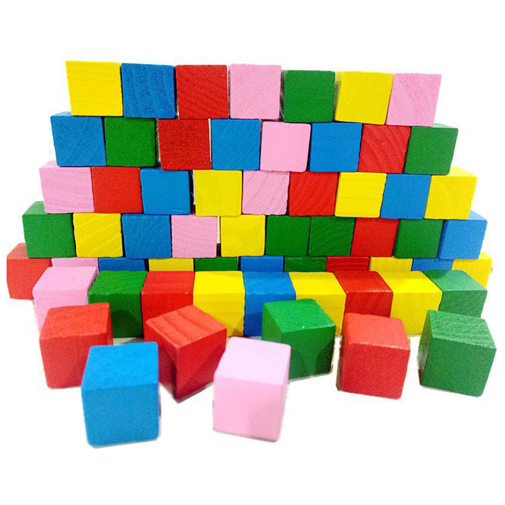 20pcs/lot Colorful Wooden Cube - огляд і ціна Dice Tower Wooden
