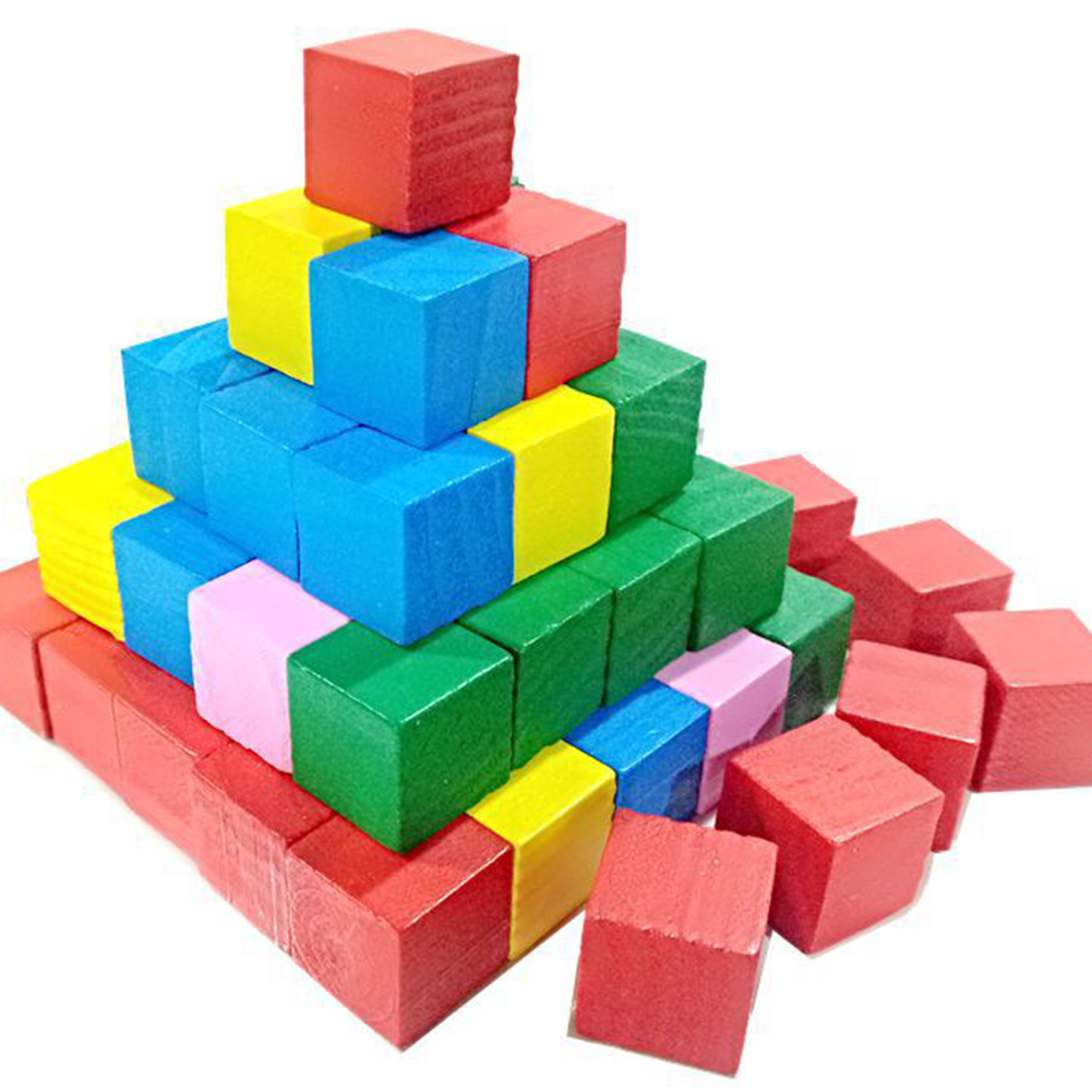 20pcs/lot Colorful Wooden Cube - огляд і ціна Dice Tower Wooden
