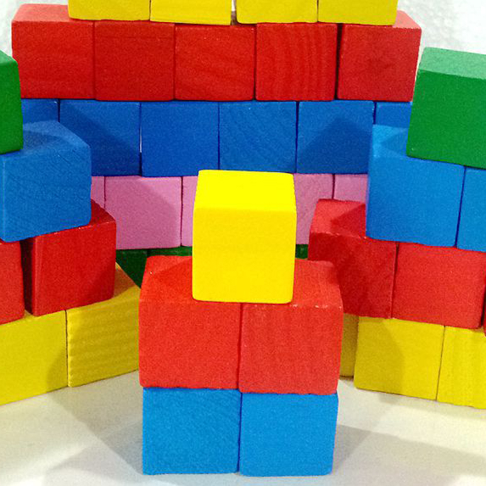 20pcs/lot Colorful Wooden Cube - огляд і ціна Dice Tower Wooden
