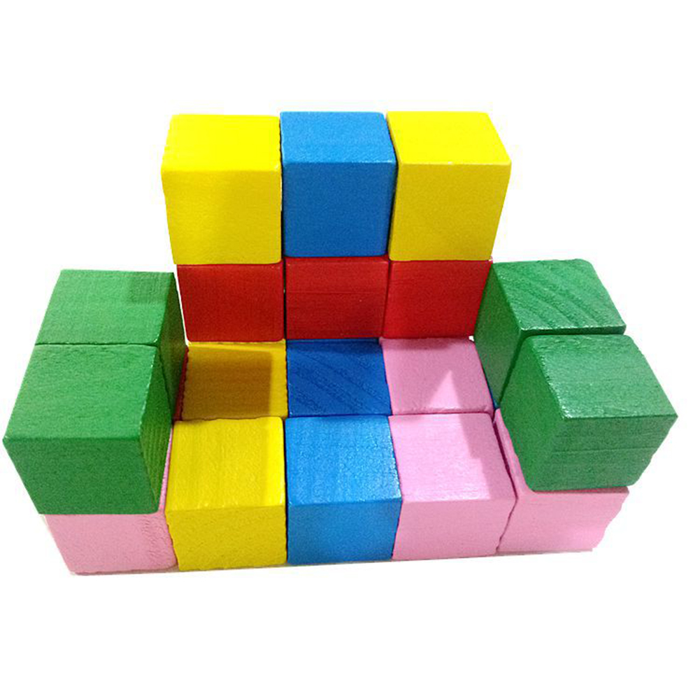 20pcs/lot Colorful Wooden Cube - огляд і ціна Dice Tower Wooden