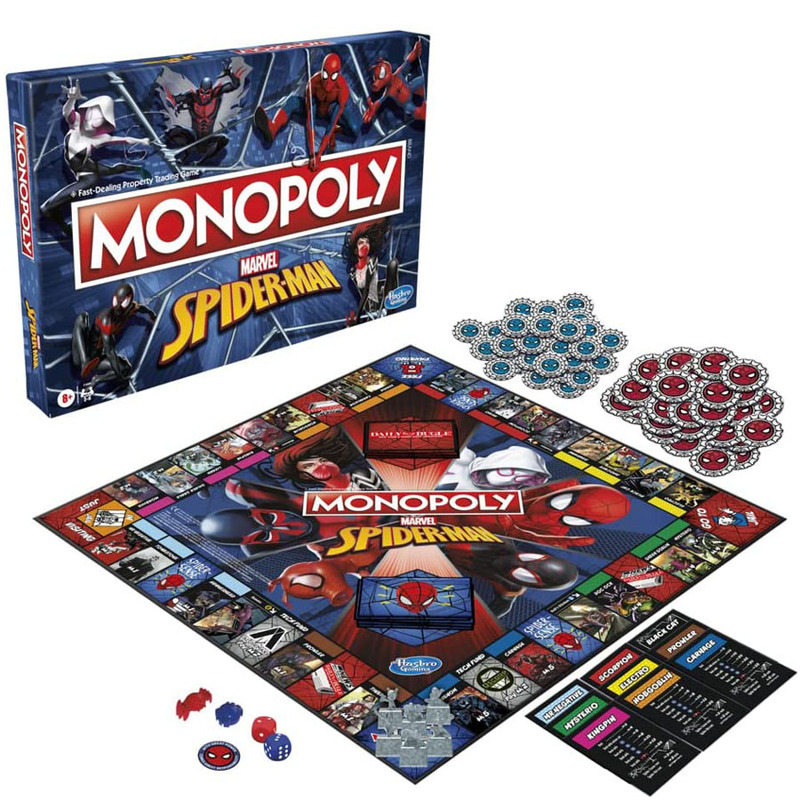 Marvel Spider-Man Monopoly Boa - огляд і ціна Board Game Monopoly