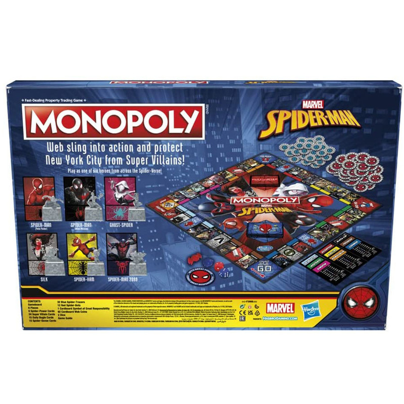 Marvel Spider-Man Monopoly Boa - огляд і ціна Board Game Monopoly