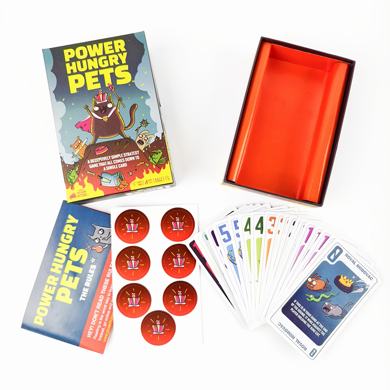 Power Hungry Pets Card Game Bo - огляд і ціна Board Game Quiz
