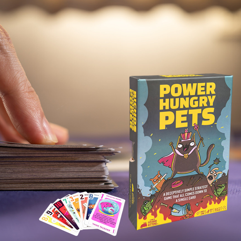 Power Hungry Pets Card Game Bo - огляд і ціна Board Game Quiz