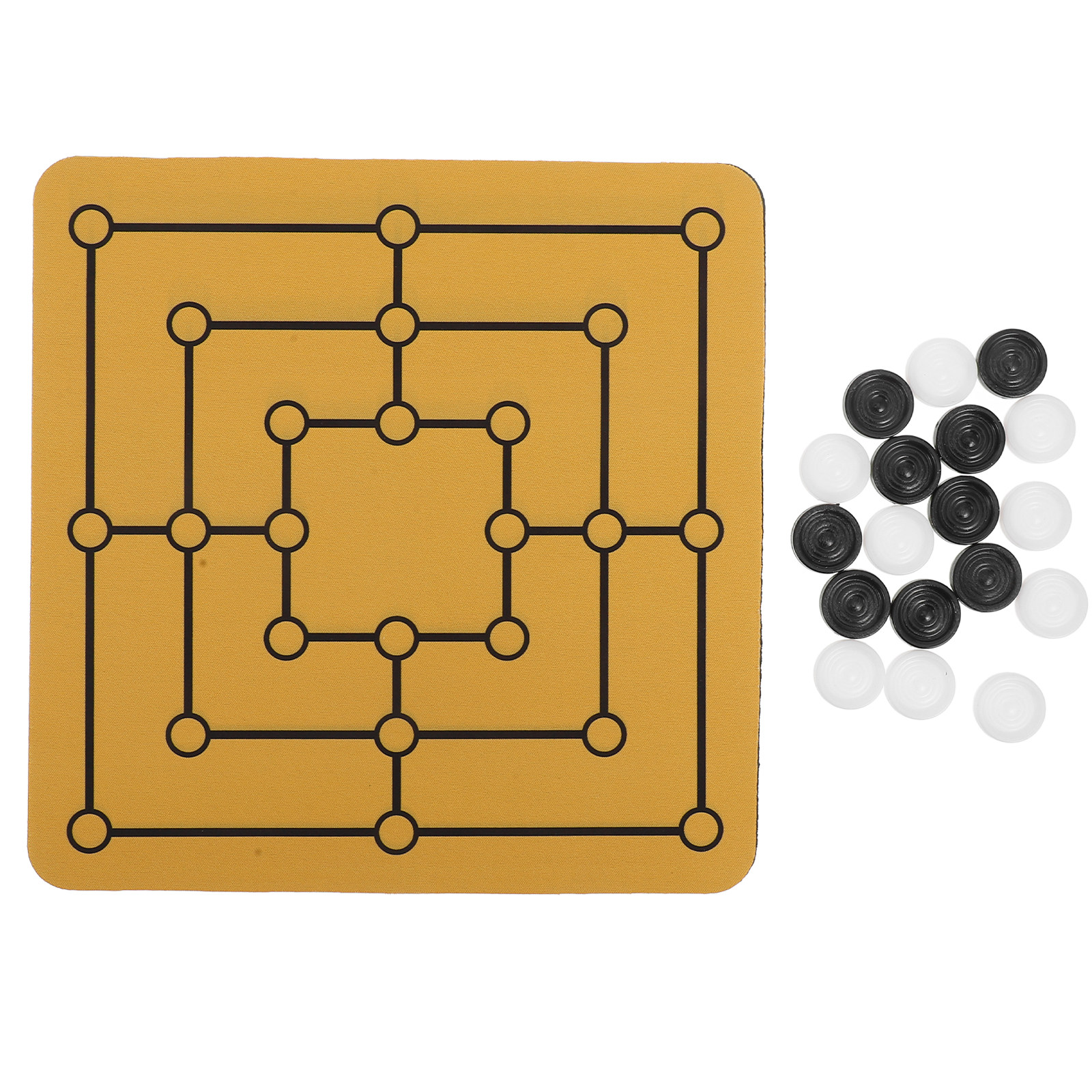 1Set Nine Men's Morris Game Se - огляд і ціна Board Game Festival
