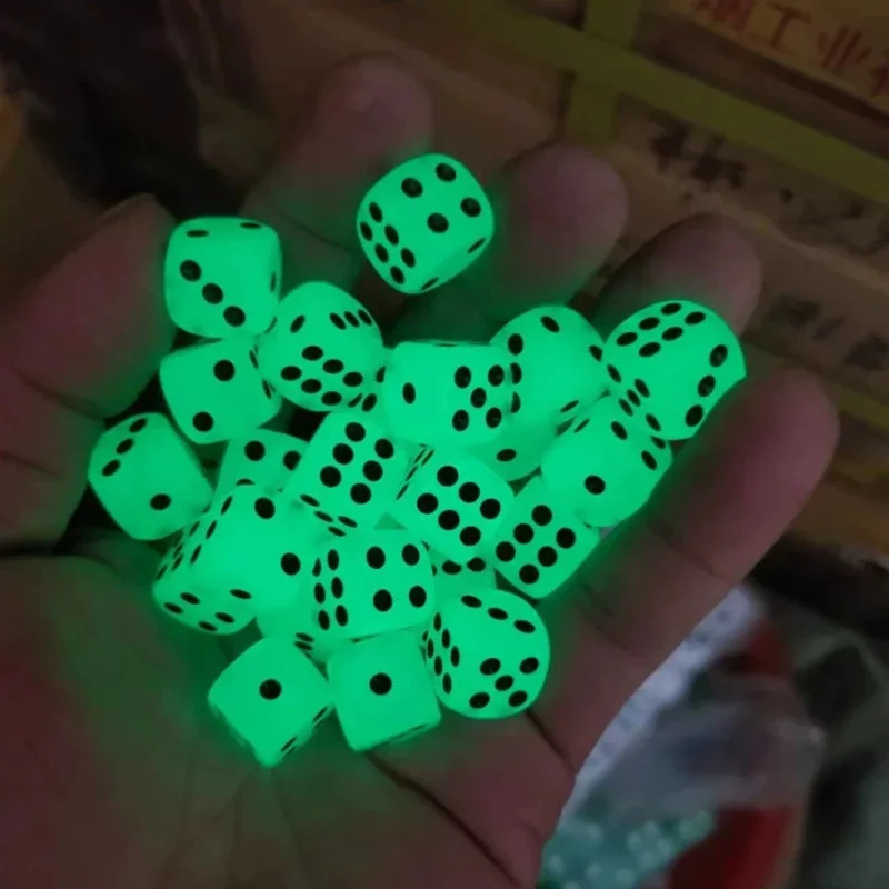 6-36Pcs 14mm Luminous Dice 6 S - огляд і ціна Board Game Night