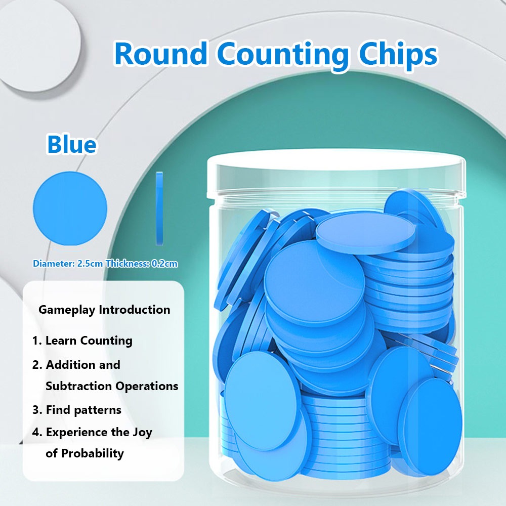 100pcs Plastic Counting Chips  - огляд і ціна Board Game Quiz