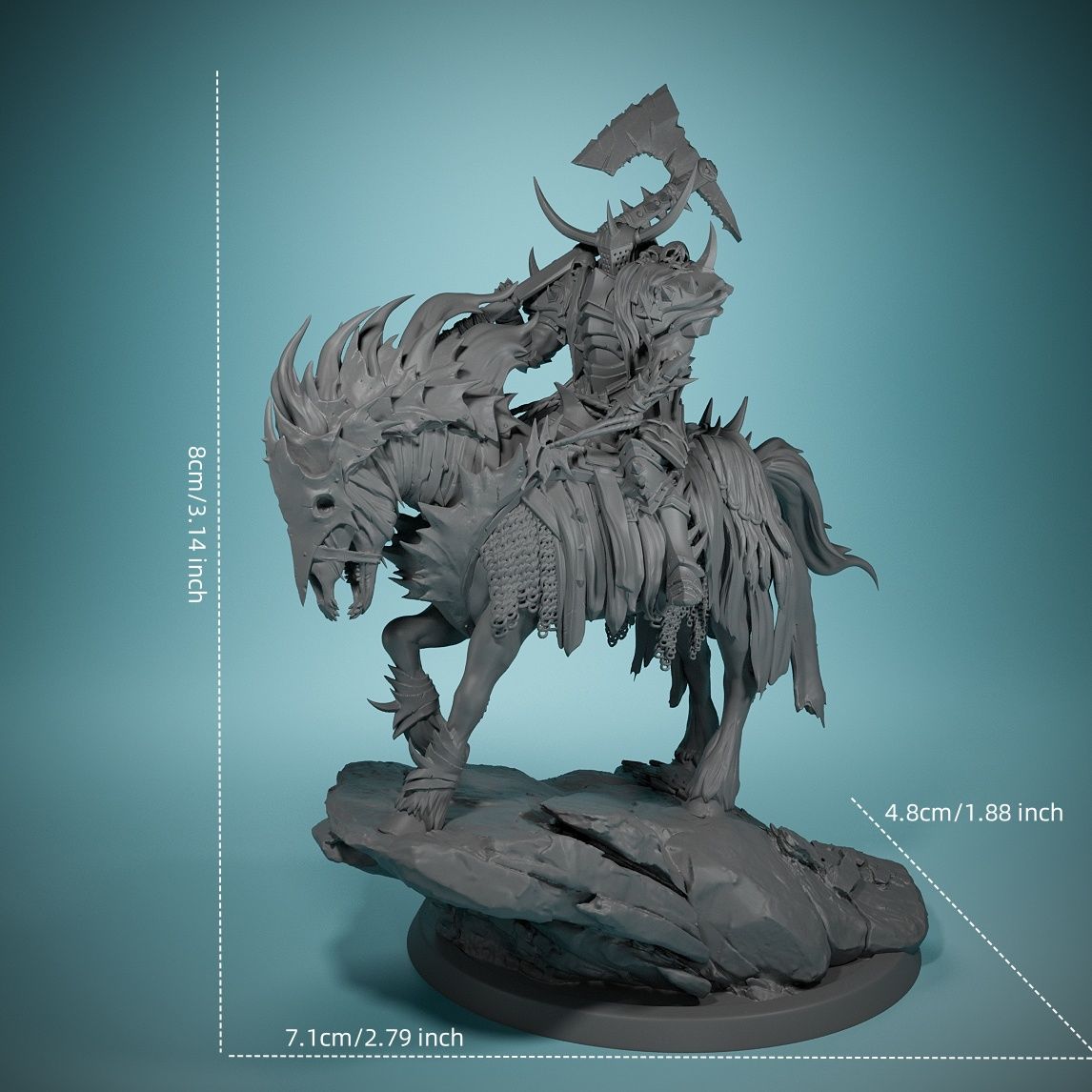 80mm Dark Night Death Horse Bo - огляд і ціна Board Game Night