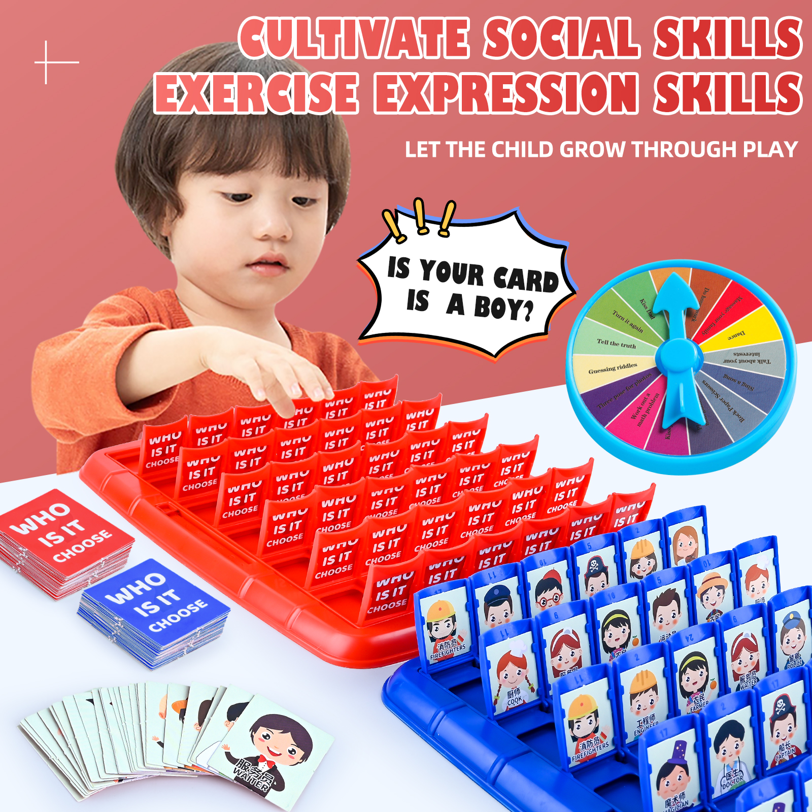 Guess Who I Am, Children'S Puz - огляд і ціна Board Game Dots