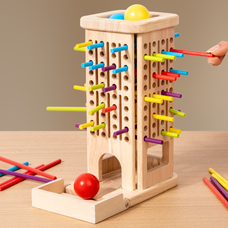 Wooden Stick Tower Toy With St - огляд і ціна Dice Tower Wooden