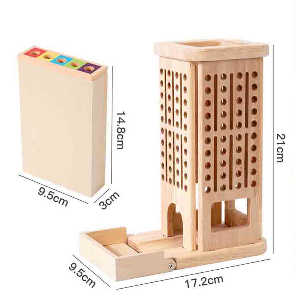 Wooden Stick Tower Toy With St - огляд і ціна Dice Tower Wooden