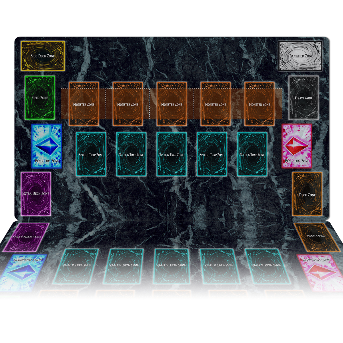 YuGiOh Playmat Template Link Z - огляд і ціна Board Game Template