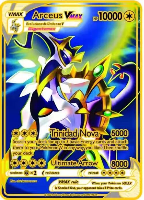 Pokemon Metal Card 10000 Point - огляд і ціна Board Game Anime