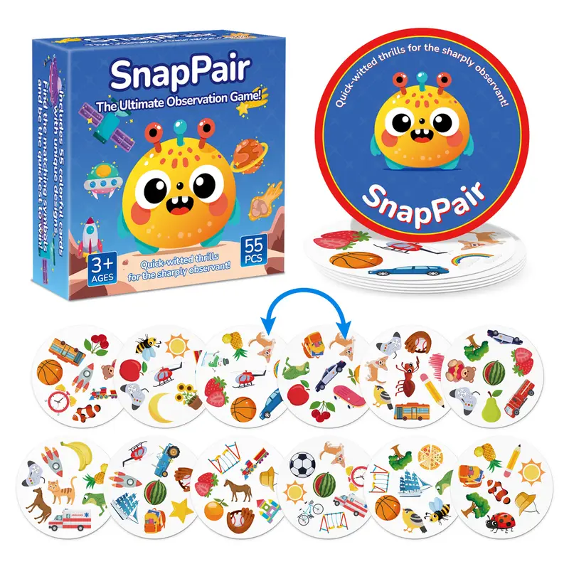 Matching game, includes 55 car - огляд і ціна Board Game Quiz