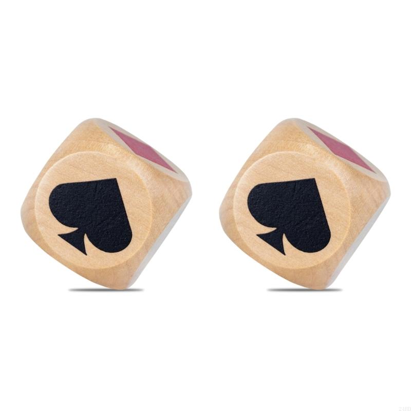 2Pcs Double trumps Marker Dice - огляд і ціна Dice Tower Wooden
