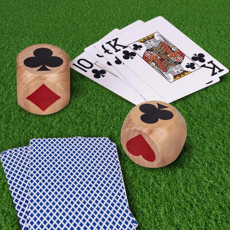 2Pcs Double trumps Marker Dice - огляд і ціна Dice Tower Wooden