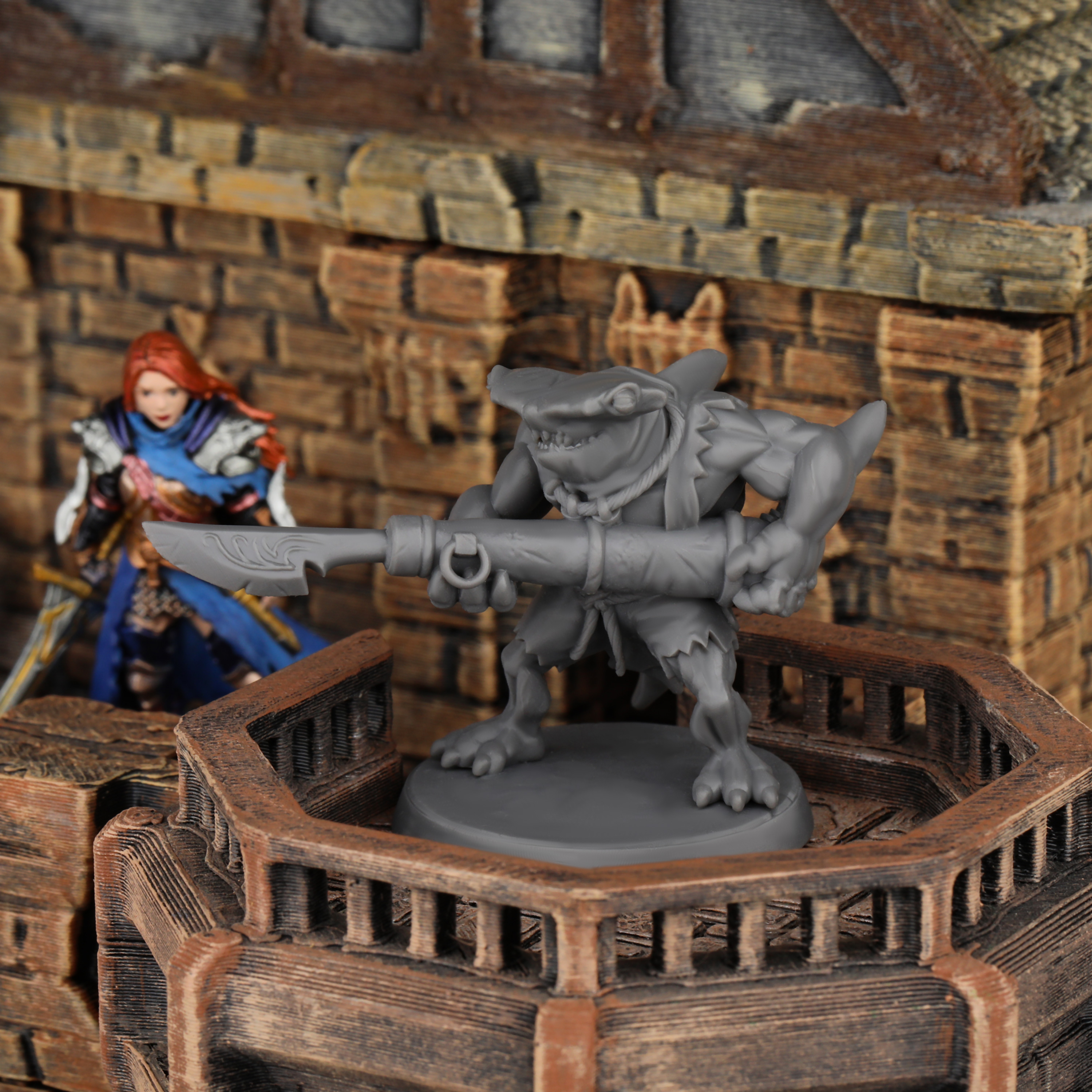 TTRPG Shark with Harpoon Minia - огляд і ціна Board Game Design