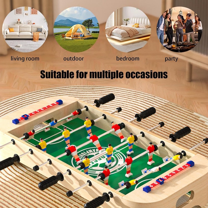 Mini Wooden Table Football Gam - огляд і ціна Board Game Night