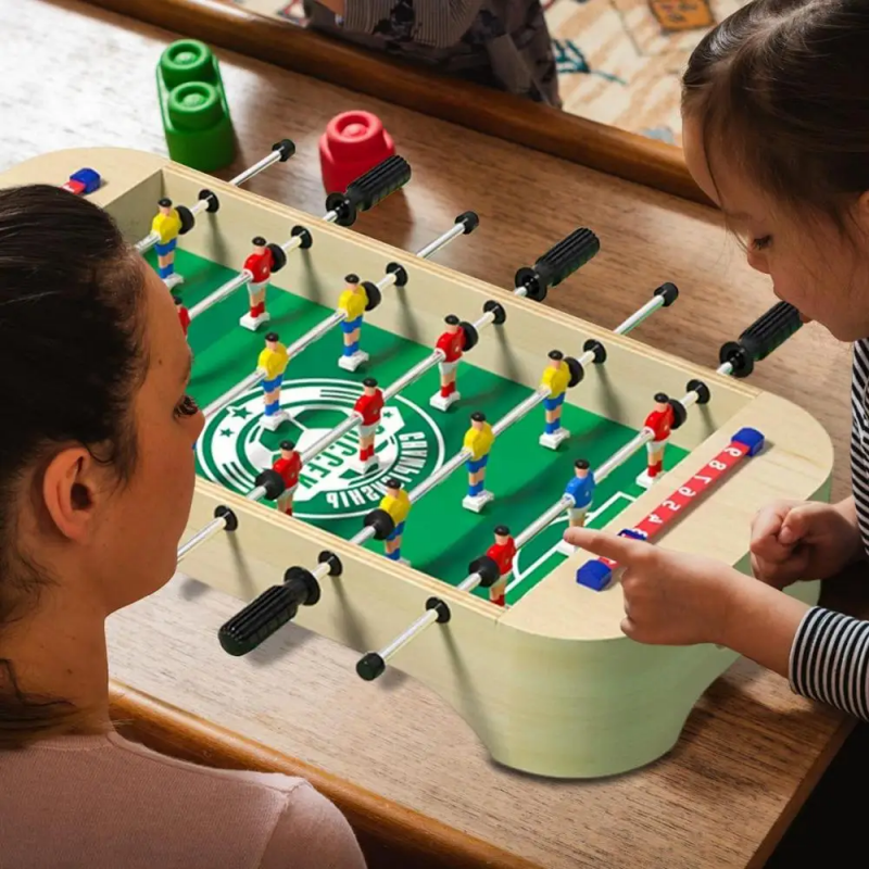 Mini Wooden Table Football Gam - огляд і ціна Board Game Night